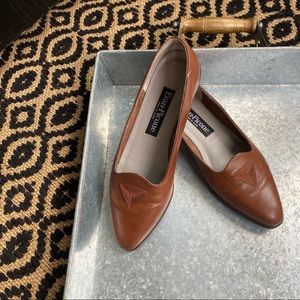 7.5 Vintage Evan Picone Leather Loafers Spain